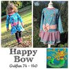 Happy Bow Größen 74 - 140 Tunika + Kleid
