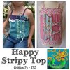 Happy Stripy Top Größen 74 - 152