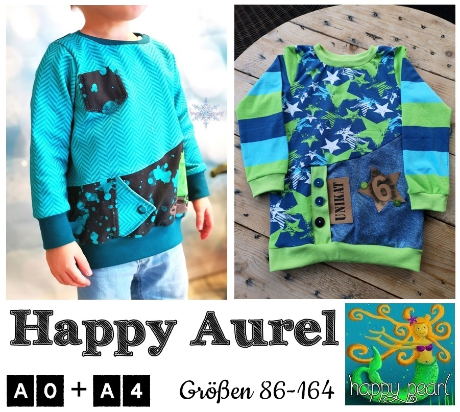 Happy Aurel Pullover + Shirt Gr 86 - 164