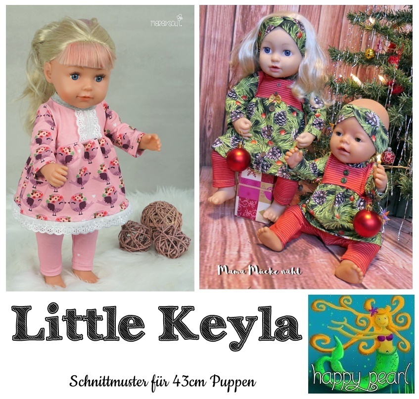 Little Keyla Tunika für 43cm Puppen