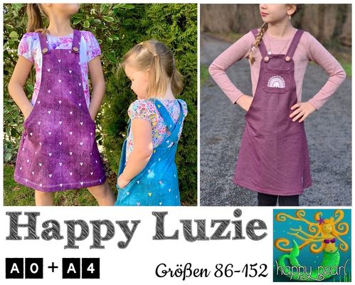Happy Luzie Latzkleid Gr 86-152