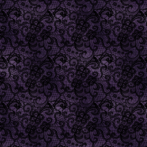 Jersey Allover Gothic Lace violett